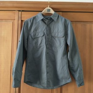 Gray Marmot button-down shirt